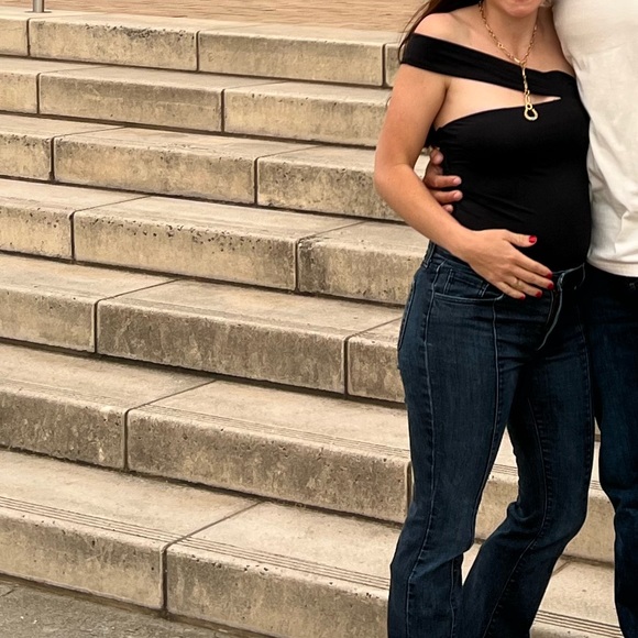 Cross Shoulder Bodysuit - Picture 3 of 3